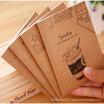 Wholesale Retro Style Cute Little Notebook, Cartoon Sewing Bind Notepad